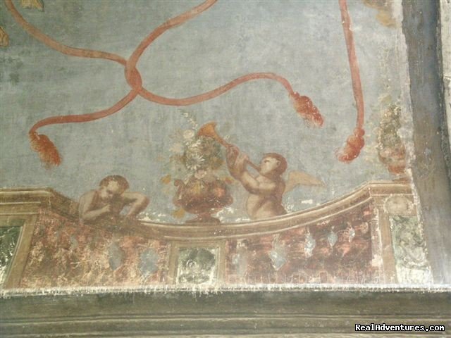 fresco detail | B&B diLetto a Napoli, Naples, Italy | Image #13/14 | 
