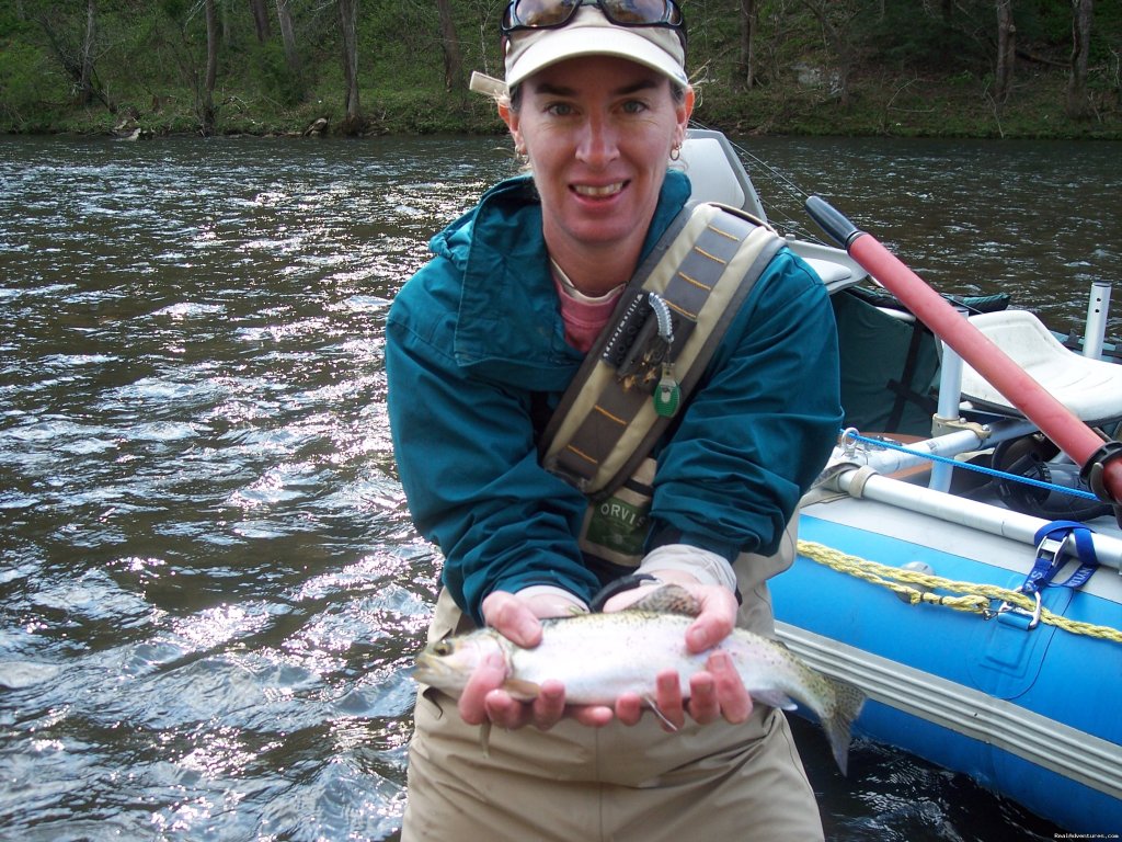 Rainbow Trout on the Watauga River | Have a New River Adventure at RiverGirl Fishing Co | Image #4/17 | 