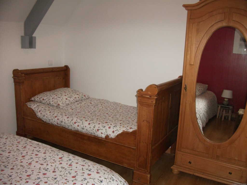 Bedroom in loft apartment | B+B/self-catering accomodations in Normandy | Image #12/23 | 
