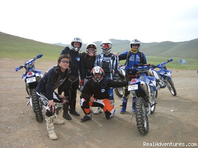 International group photo at Erdenet: Bike Mongolia - Freedom Unlimited: accommodations, travel, vacation planning, adventure travel, RealAdventures
