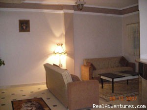 Pyramids View Apartment with roof terrace, : living room