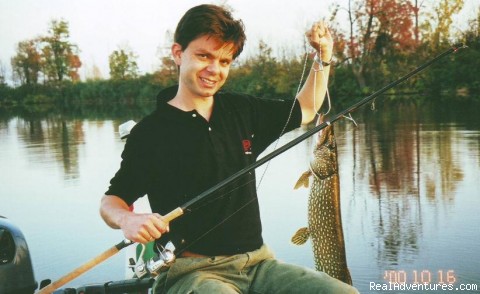 Fishing & Nature Holiday in Hungary Great fishing experience: pike caught on River Tisza