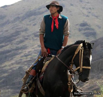 Horacio Castillon - Horse trekking into the Andes - patagonia argentina horseback riding el huecu