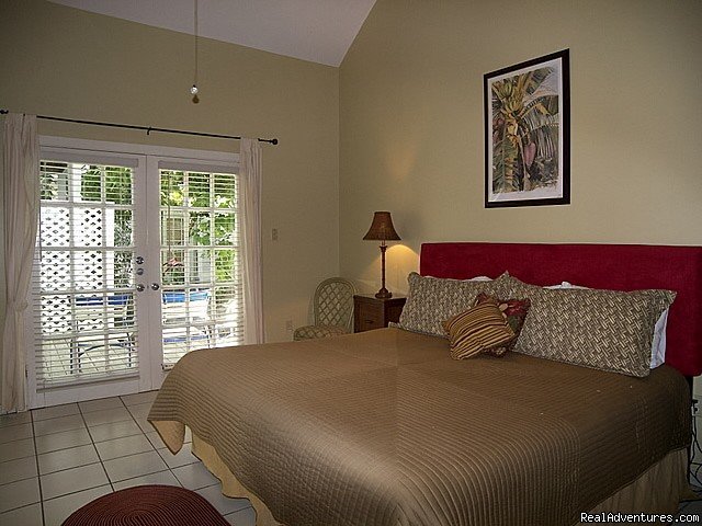 another picture of king size bed | Key West Oasis 2 block walk to Duval Street | Image #6/17 | 
