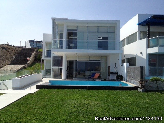 Front View | Brand New Beachfront House - Peru (Las Palmeras) | Image #2/8 | 