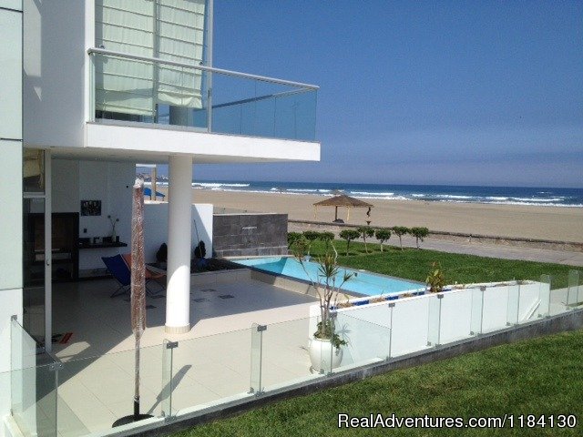 Ocean & Home Side view | Brand New Beachfront House - Peru (Las Palmeras) | Image #4/8 | 
