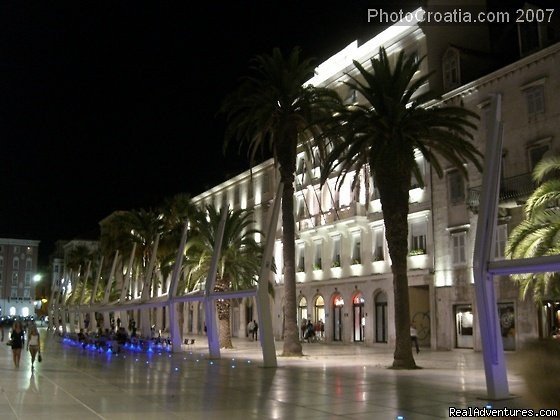 Riva promenade at night | A lovely apartment Marmont in heart of town Split | Image #14/23 | 