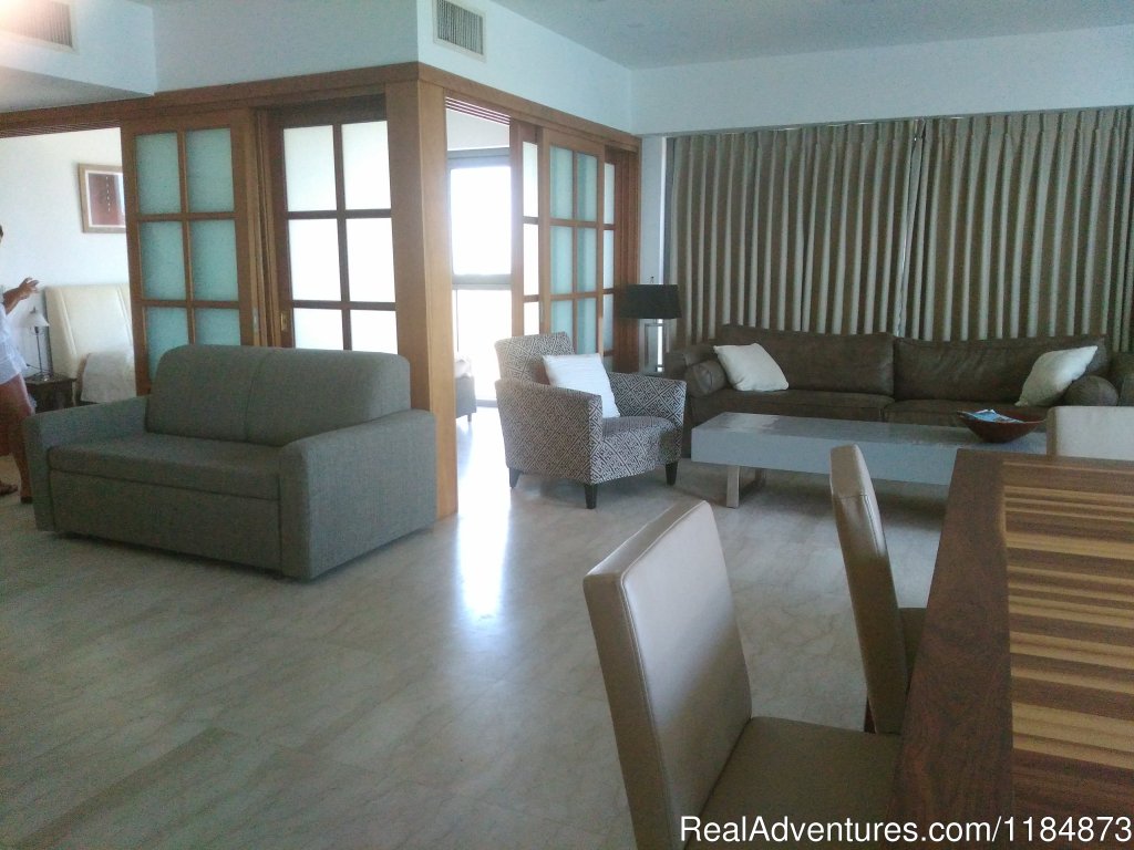 okeanosbamarina by Sophie large living area apartment rent | Vacation Rental with panoramic sea view | Image #3/6 | 