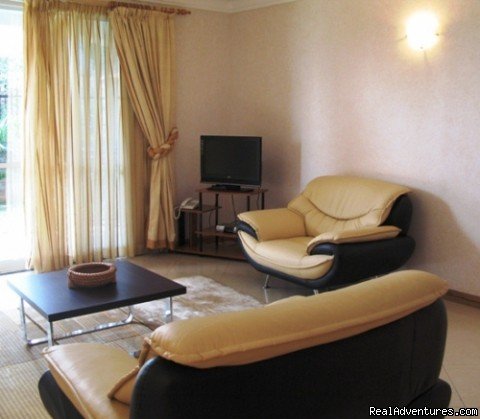 Cosy living room-kampala serviced apartments