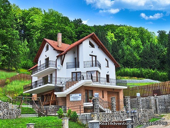 The villa in summer | Luxury Holiday Villa in a Private Mountain Resort | Brasov, Romania | Vacation Rentals | Image #1/17 | 