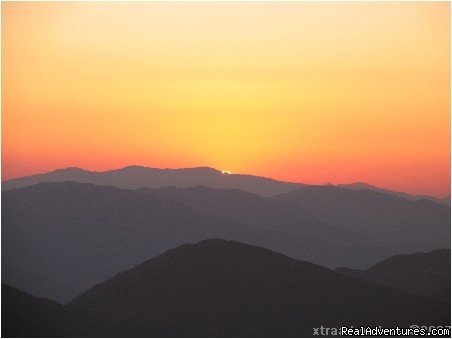 Sunset view from Nagarkot