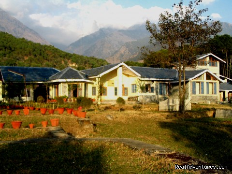Home Stay- Front view - TaraVilla-Tea Tourism Homestay Resort - himachal pradesh: kangra india bed & breakfasts palampur kangra valley