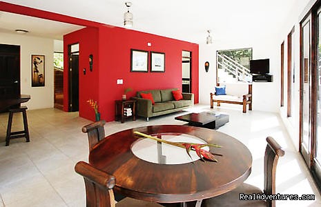 Villa 3 Dining and Living Area - Recreo Resort Costa Rica - north pacific: guanacaste costa rica hotels & resorts