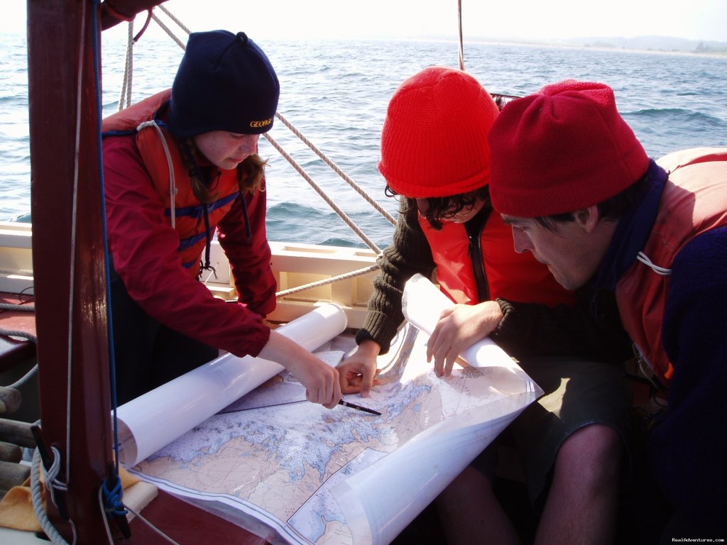 navigating by chart and compass | Nova Scotia Sea School | Image #3/10 | 