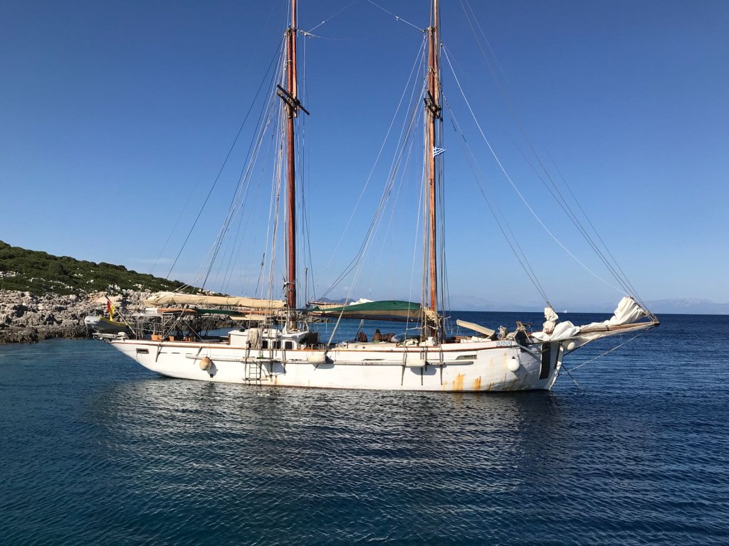 On Anchor | SAIL aboard AUTHENTIC 1875 Schooner & in the Med  | Image #5/10 | 