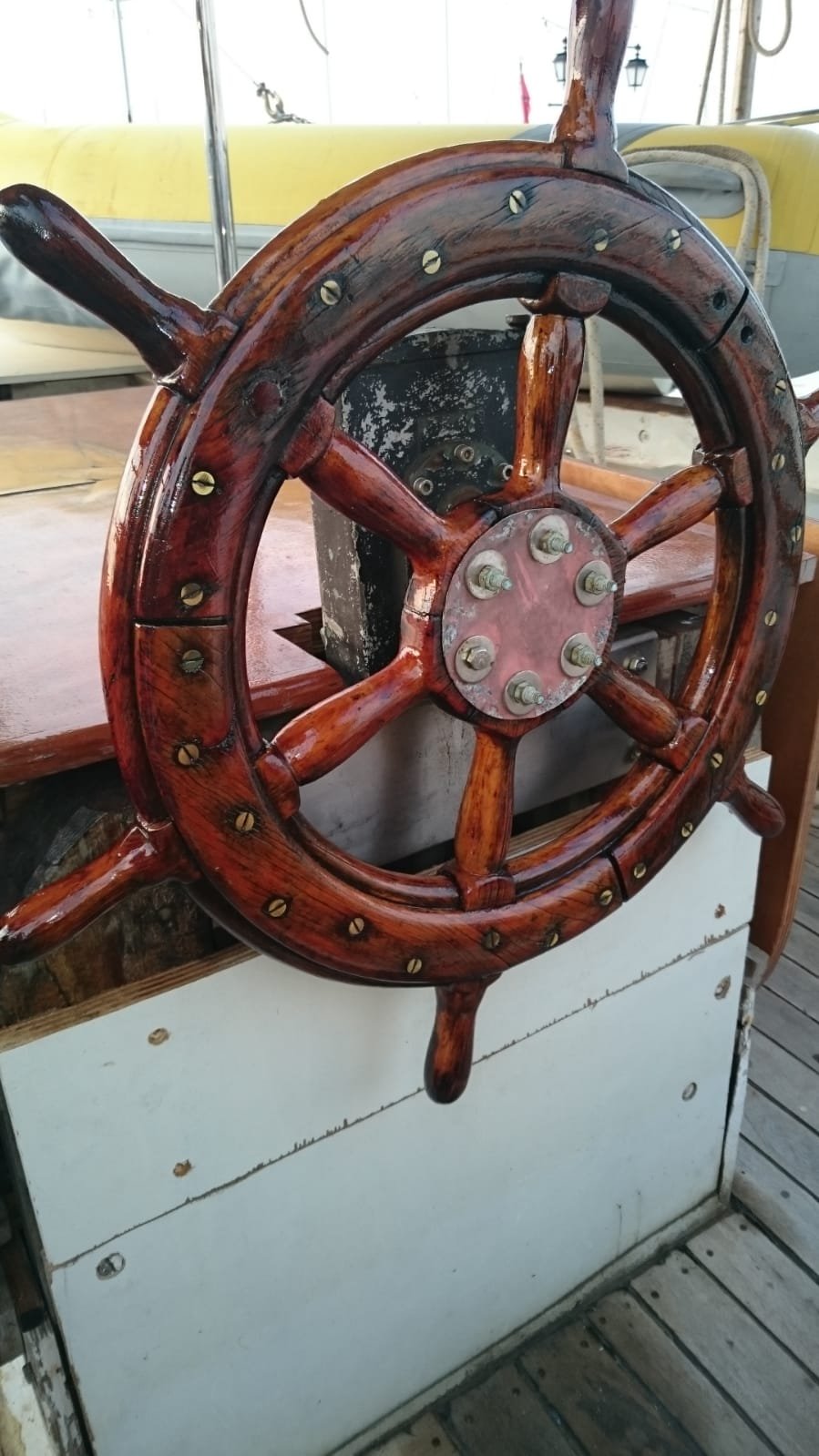 Wheel | SAIL aboard AUTHENTIC 1875 Schooner & in the Med  | Image #7/10 | 