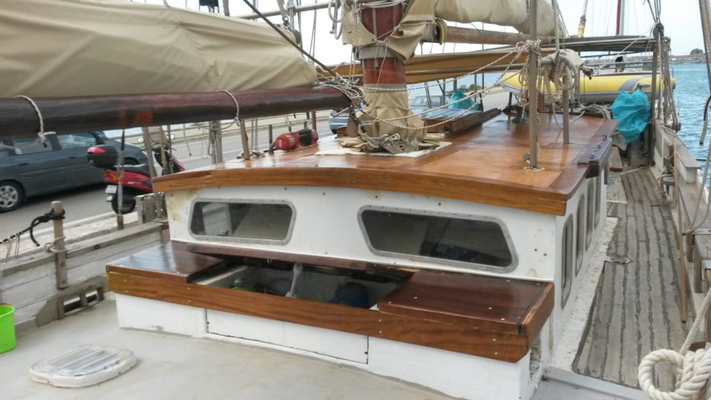 Wheelhouse | SAIL aboard AUTHENTIC 1875 Schooner & in the Med  | Image #4/10 | 