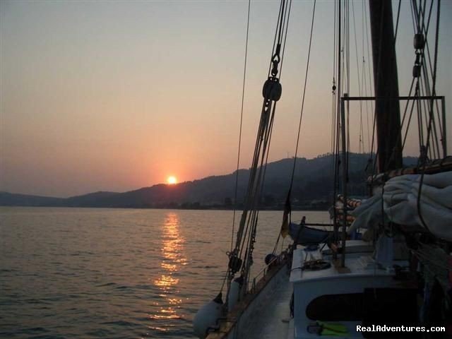 underway in Greece | SAIL aboard AUTHENTIC 1875 Schooner & in the Med  | Image #3/10 | 