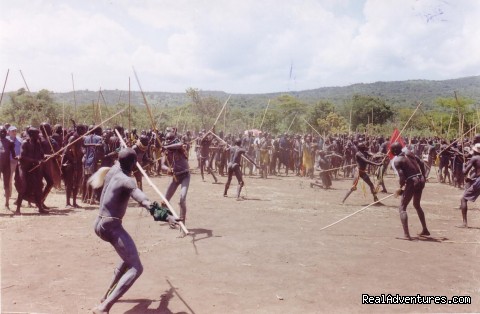 DONGA - stick fight in Surma tribes - S. western Ethiopia - Edenland Tour and Travel Ethiopia - ethiopia ethiopia sight-seeing tour addis ababa