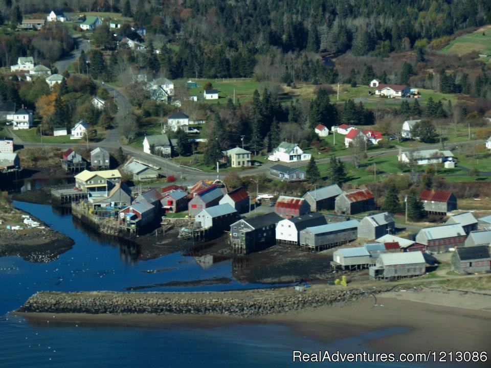 Seal Cove Beach Smokeshed cottages, Seal Cove, Grand Manan New