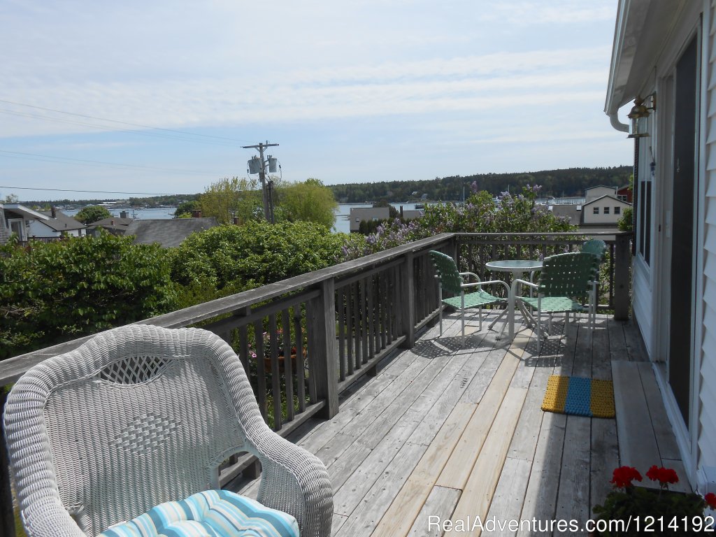 Harbor View Private deck | Cranberry Hill Inn, Luxury suites on the harbor | Image #3/3 | 
