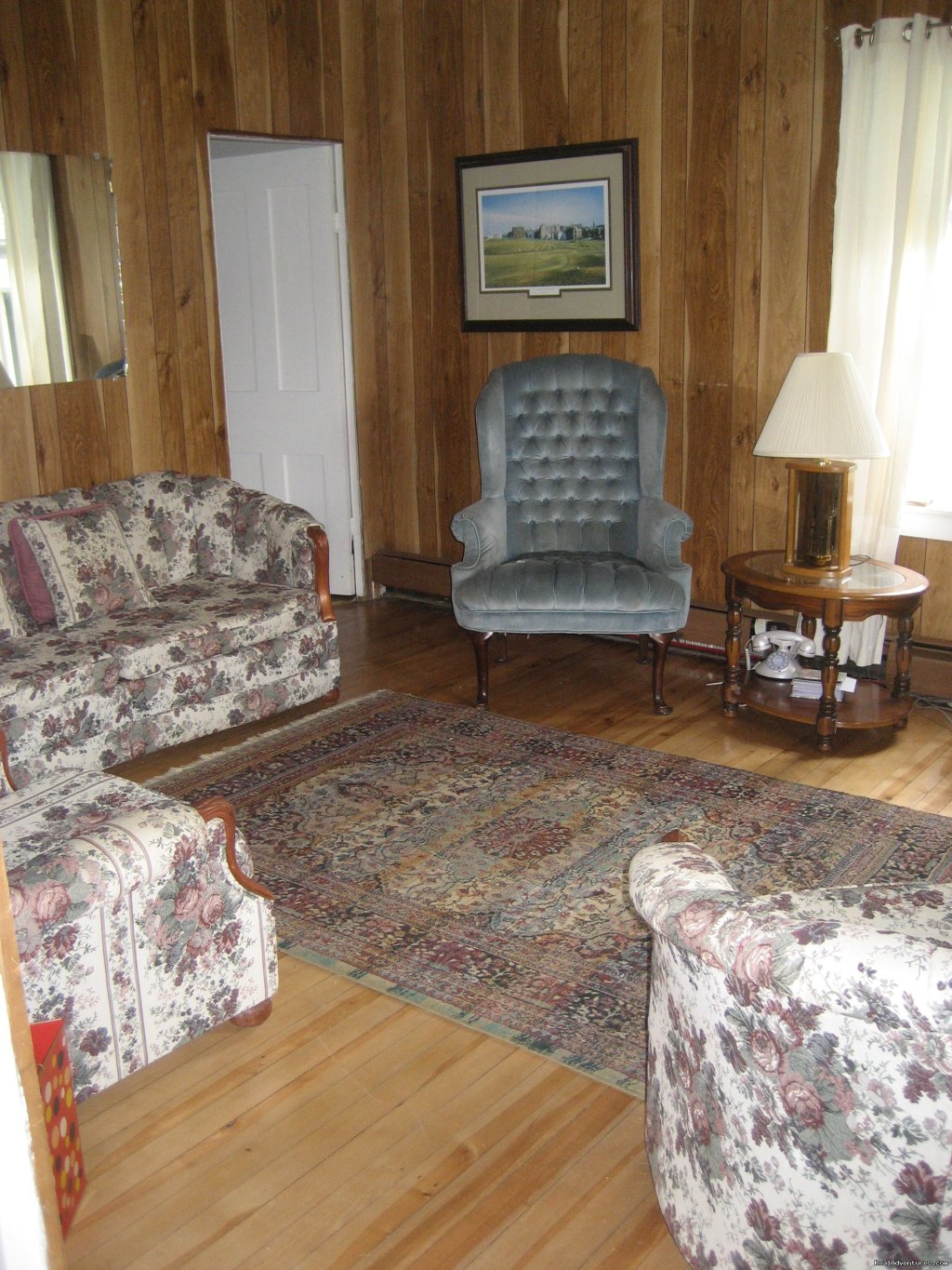 Living Room | Farmhouse Vacation Rental in Cape Breton | Image #8/21 | 