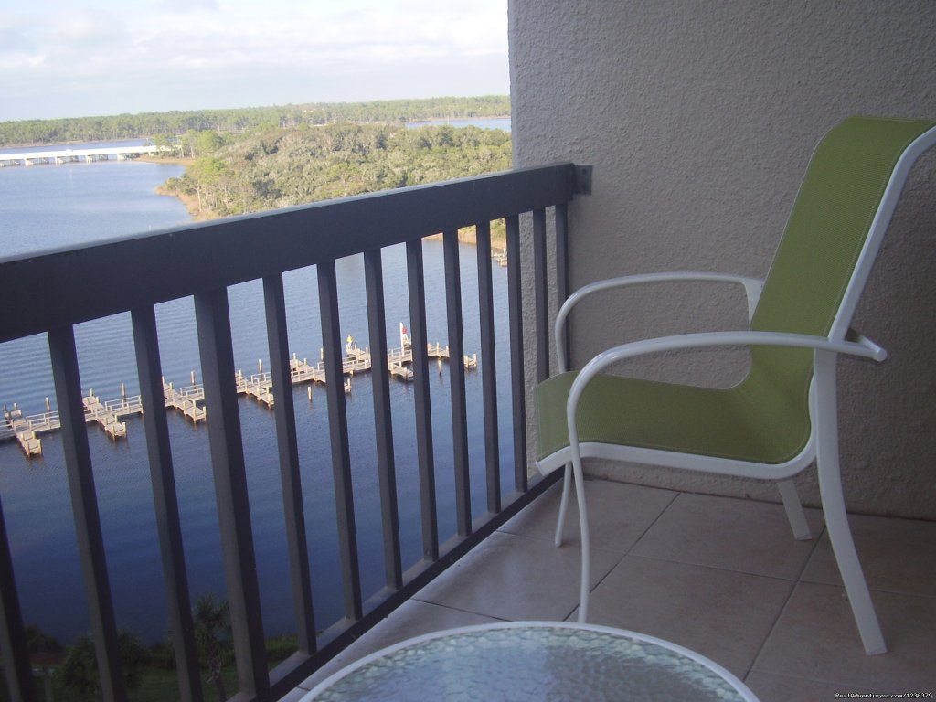 View of Lake Powell from your own private balcony | Luxury Waterfront Condo on Panama City Beach | Image #7/11 | 