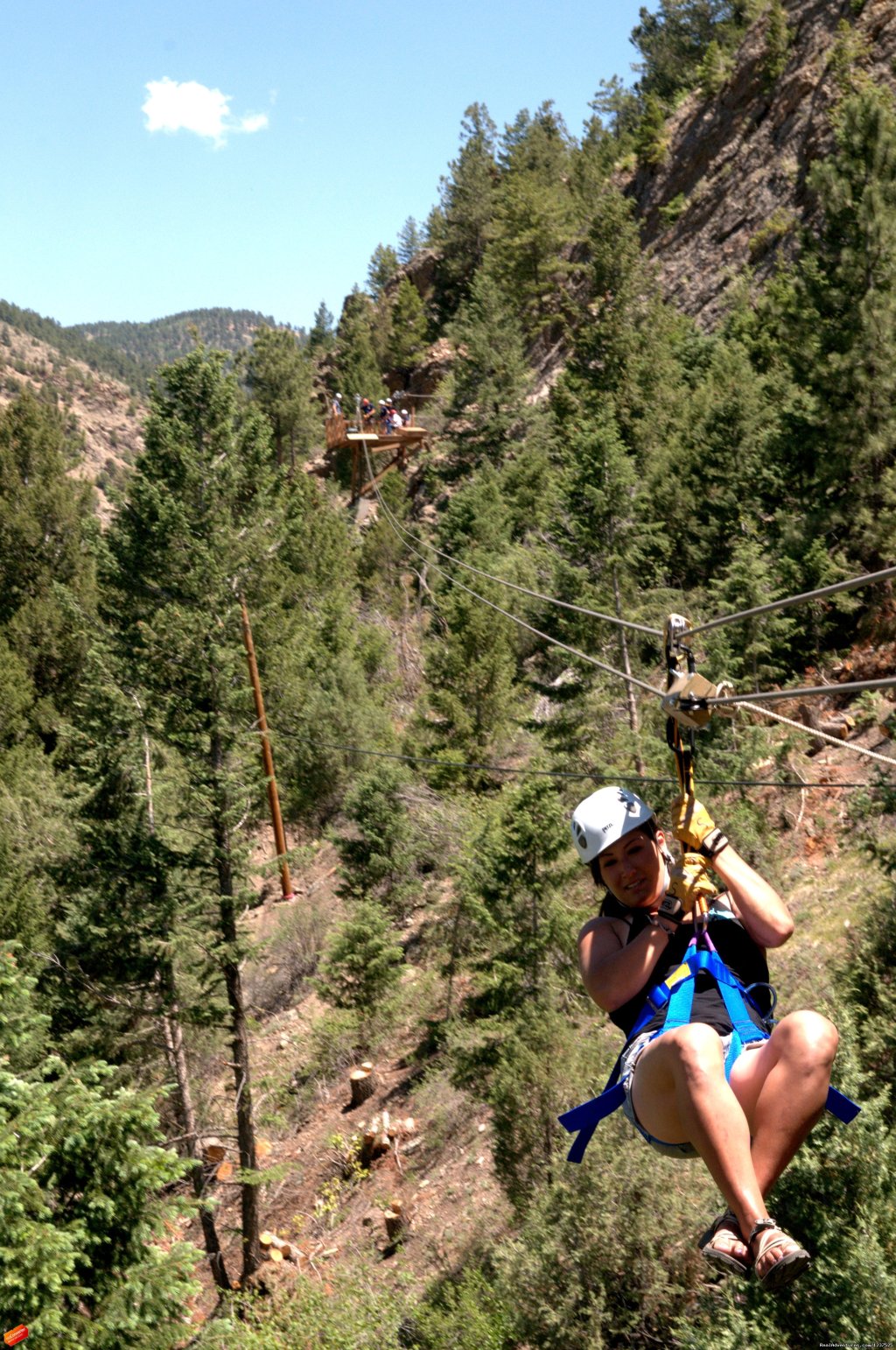 Mountaintop Ziplining Near Denver | AVA Rafting and Mountaintop Zipline Tours | Image #4/4 | 