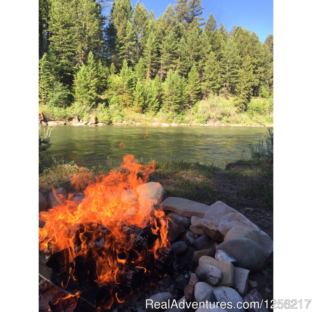 Fire at Our Breakfast Picnic Ride | Gros Ventre River Ranch | Image #4/5 | 