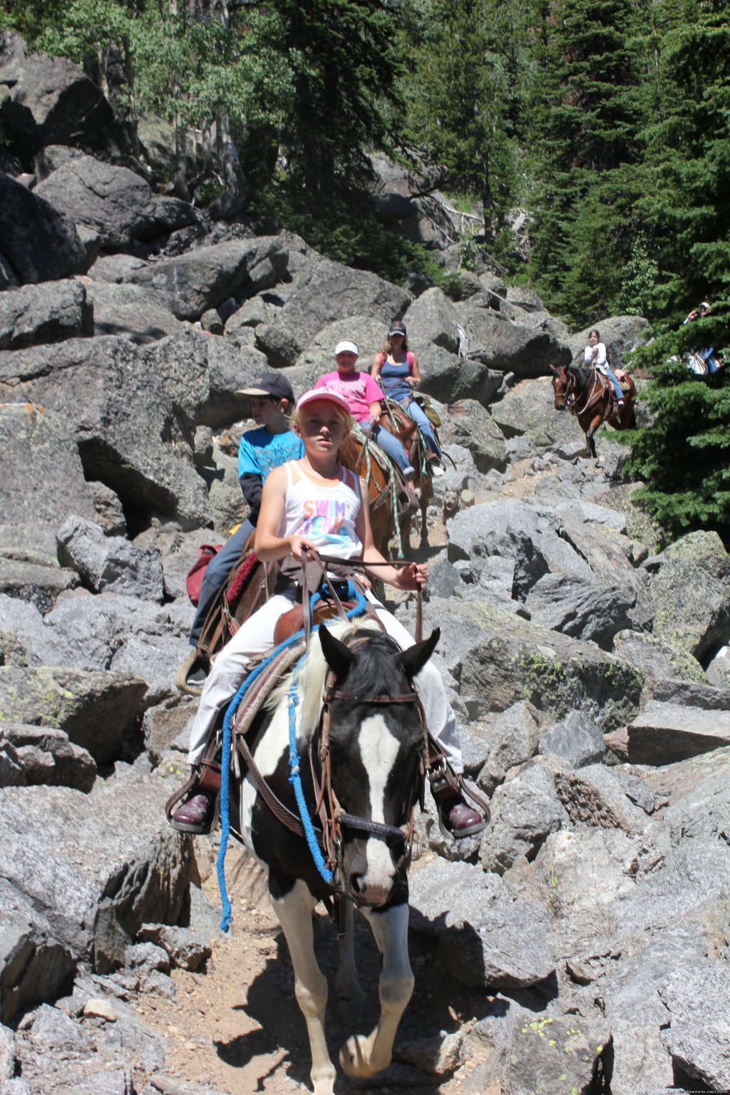 Family having fun on a trail ride | Mule Shoe Outfitters | Image #11/22 | 