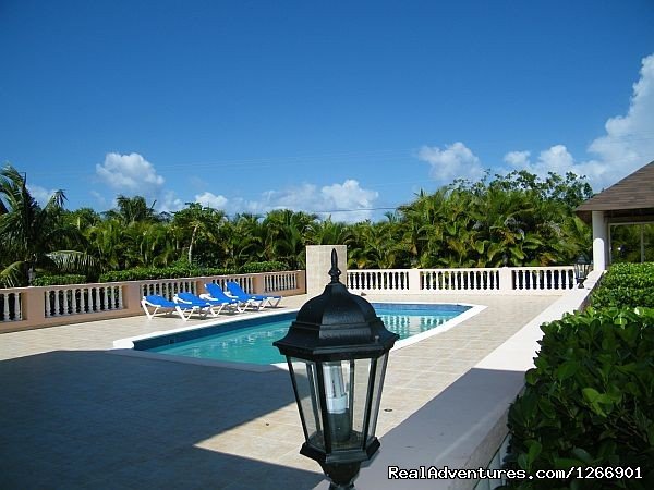 Pool side view | Caribbean Luxury For Less - Quiet but Near all | Image #3/13 | 