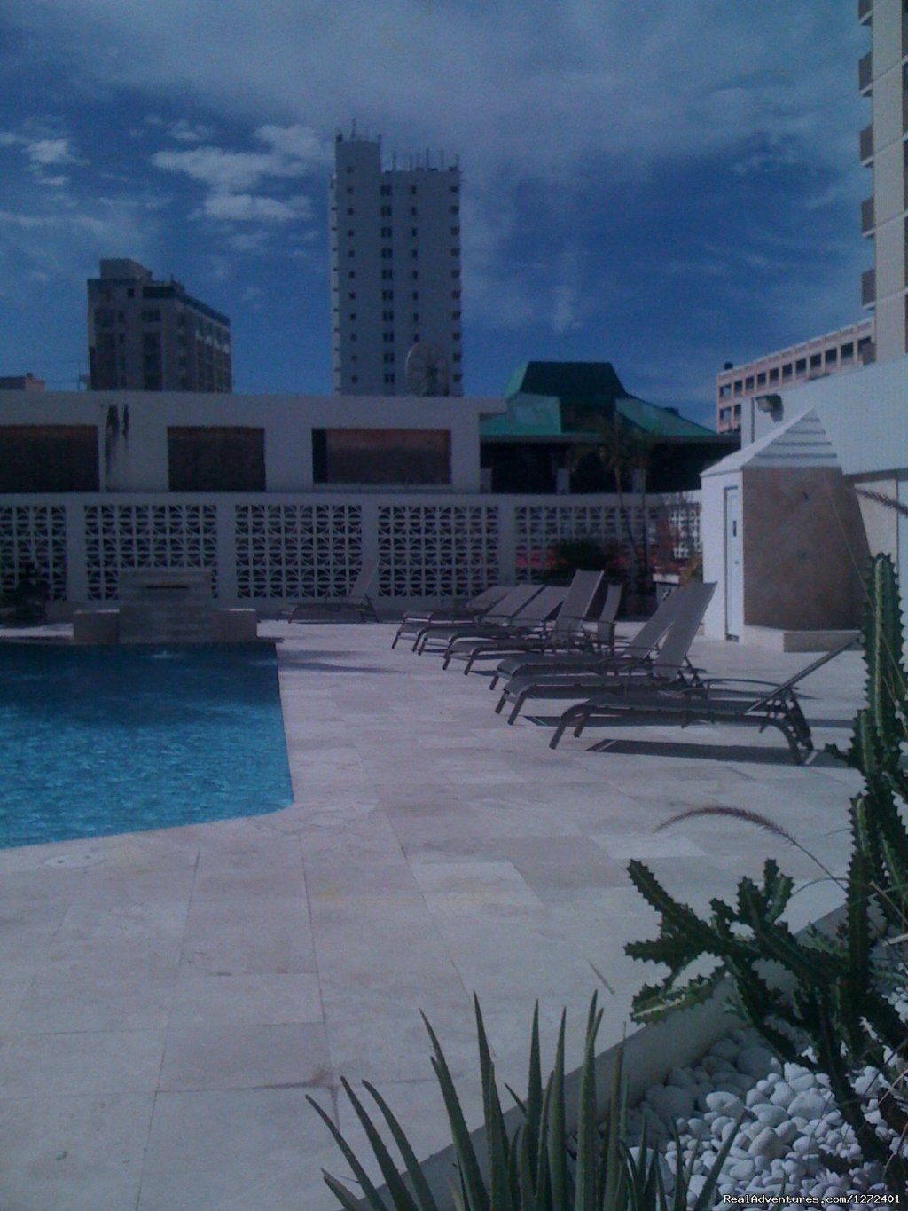Pool Area | Studio Apt. In Condado on Ashford Ave  Puerto Rico | Image #2/10 | 