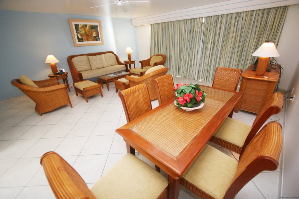 Living Room of the Villa | Sapphire Beach Club Resort, St. Maarten | Image #21/22 | 