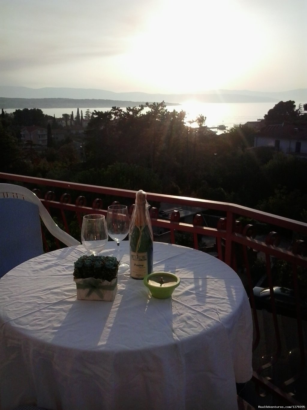 Sea view from the apartment terase | Malinska Island of Krk Croatia | Krk, Croatia | Vacation Rentals | Image #1/15 | 