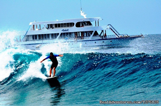 Surfing trip with soleil. | Maldives boat trips. ( Surfing , Diving , Fishing) | Male, Maldives | Surfing | Image #1/1 | 