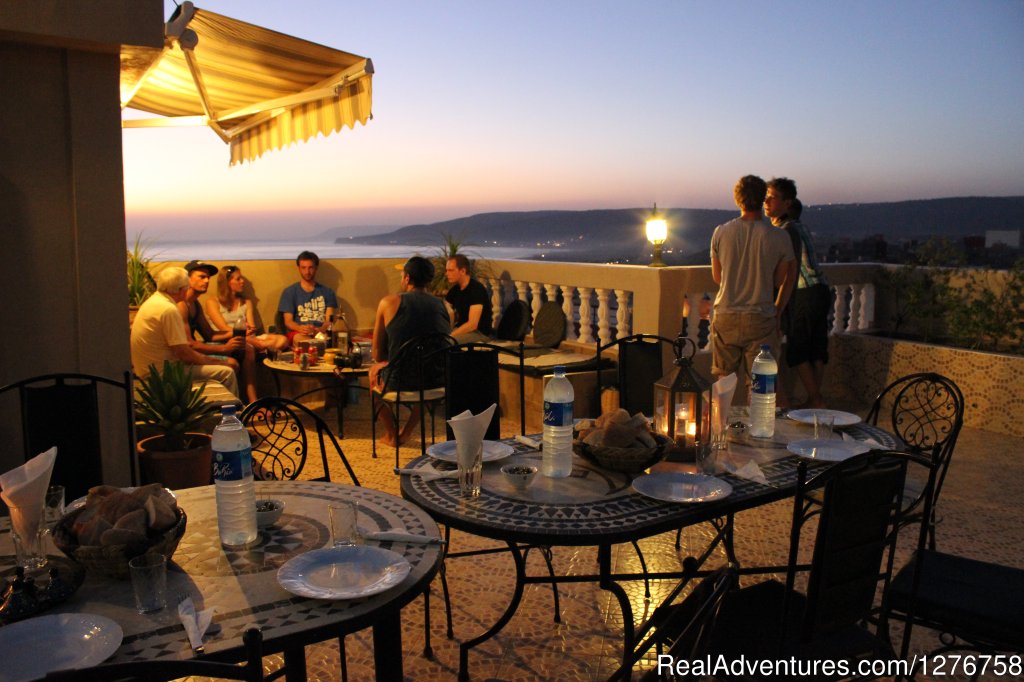 Surf House rooftop dinners | Surf Star Morocco - Surf and Yoga Retreats | Image #13/17 | 