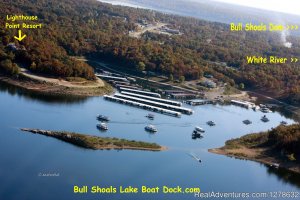 Bull Shoals Lake Boat Dock | Bull Shoals, Arkansas Fishing Trips | Great Vacations & Exciting Destinations