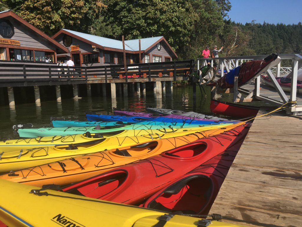 Kayak Shop And Dock | Galiano Kayaks | Galiano Island, British Columbia  | Kayaking & Canoeing | Image #1/4 | 