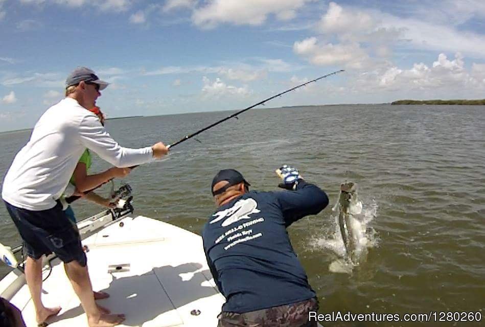 Tarpon on | Reel Mell-O Sportfishing | Key Largo, Florida  | Fishing Trips | Image #1/4 | 
