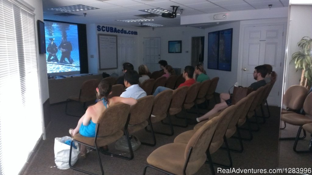 Our main classroom | SPE Dive School | Chevy Chase, Maryland  | Scuba Diving & Snorkeling | Image #1/5 | 