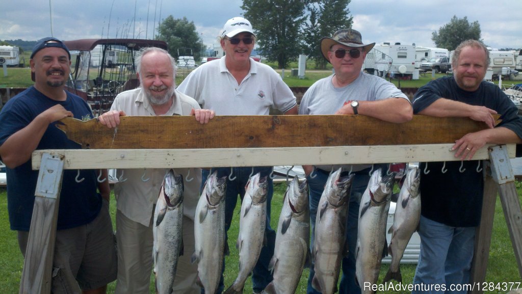 Salmon catch | West Coast Sport Fishing Charters | Bay City, Michigan  | Fishing Trips | Image #1/1 | 