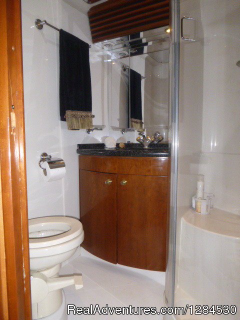 Bathroom 1 | Yacht Charter Cruise Packages in Southwest Florida | Image #9/26 | 