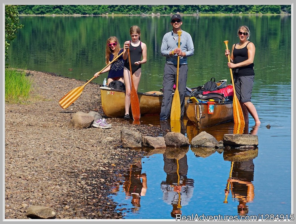 Guests from England paddle Algonquin Park | Guided Canoe & Kayak Tours into Algonquin Park | Whitney, Ontario  | Kayaking & Canoeing | Image #1/8 | 