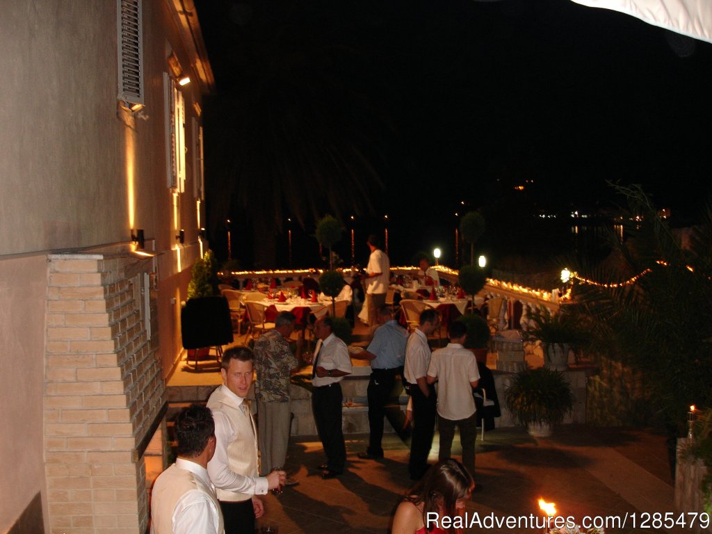 Night time party on terrace . | Villa Miramare, Terrace | Image #6/12 | 