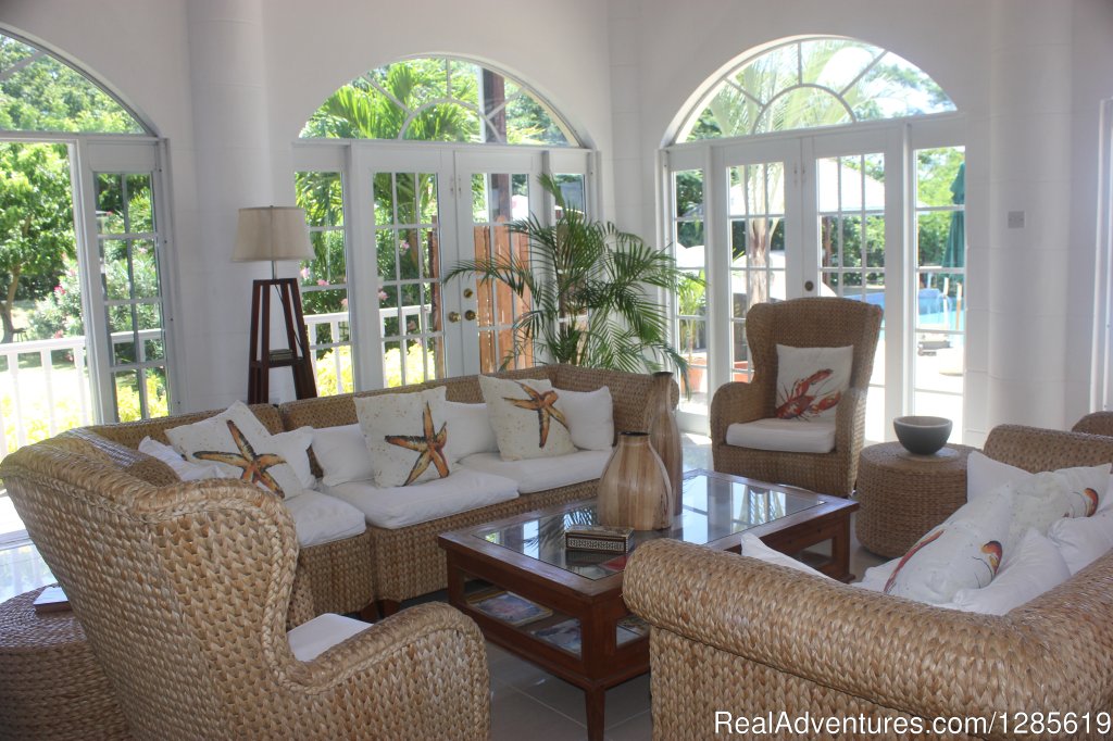 Lounge Area | GrenadaBnB - Luxury Waterfront Villa | Image #6/13 | 