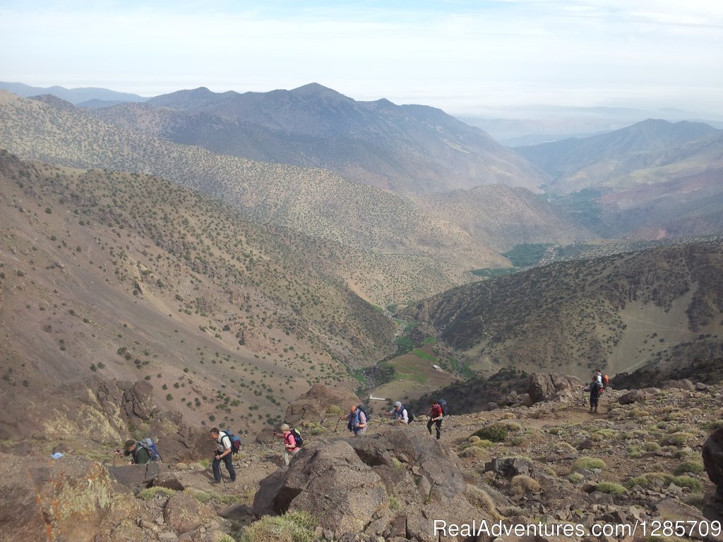 Ascent to Tizi  n'Aglzim | Atlas Mountains Morocco- Berber Villages & Mt Toub | Image #3/3 | 