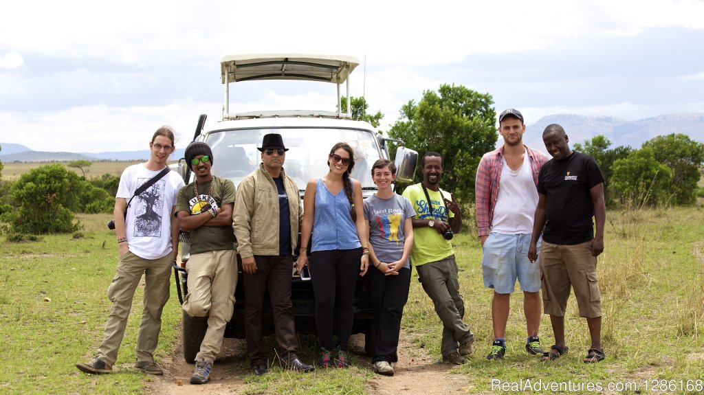 Our guide with a group in Masai Mara | Budget Holiday Safari in Kenya | Nairobi, Kenya | Wildlife & Safari Tours | Image #1/5 | 