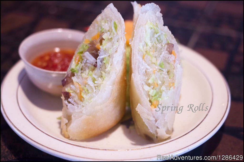 Spring rolls,PennThai Thai cooking class in Phitsanulok | Thai Cooking Class In Phitsanulok | Image #11/14 | 