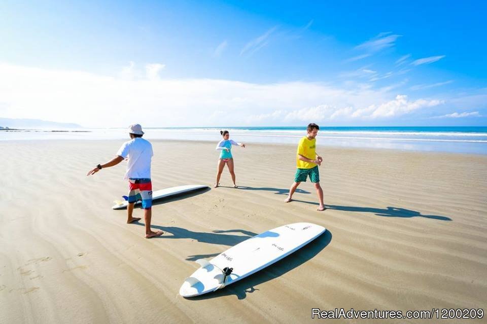 family surf and yoga vacation