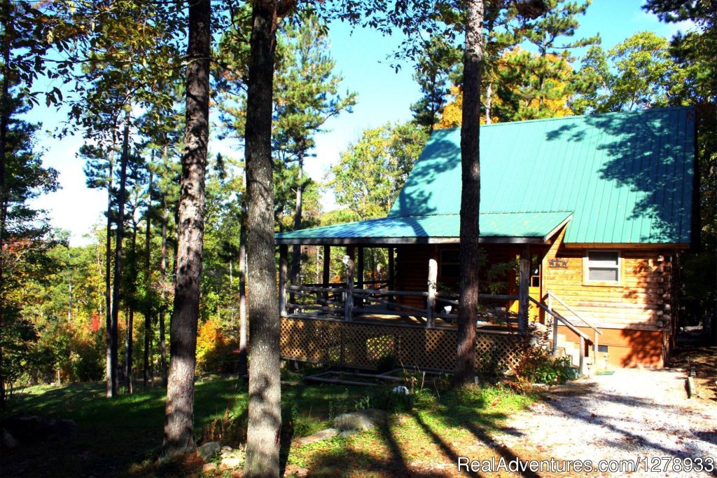 Deer Lodge Secluded Log Cabin Rentals | Jasper, Arkansas Vacation Rentals